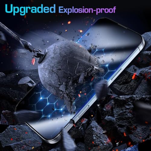ZORBES® 6PCS HD Privacy Screen Protector for iPhone 16 Pro Max 6.9 inch Tempered Glass with Installation Assistant Anti-Glare ZORBES® 6PCS HD Privacy Screen Protector for iPhone 16 Pro Max 6.9 inch Tempered Glass with Installation Assistant Anti-Glare